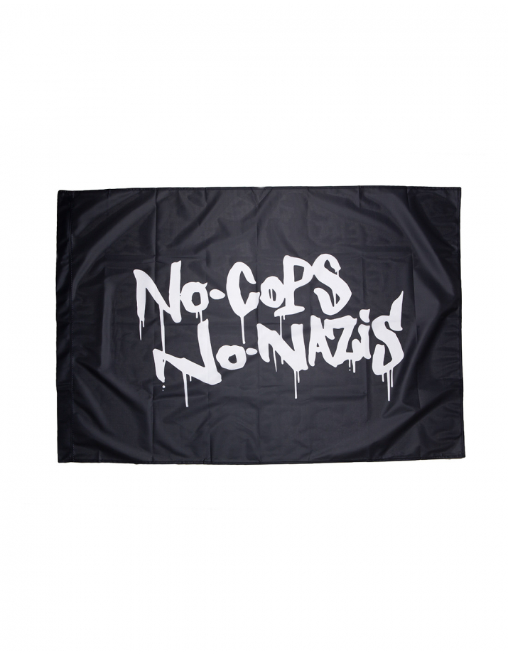 No Cops No Nazis - Fahne