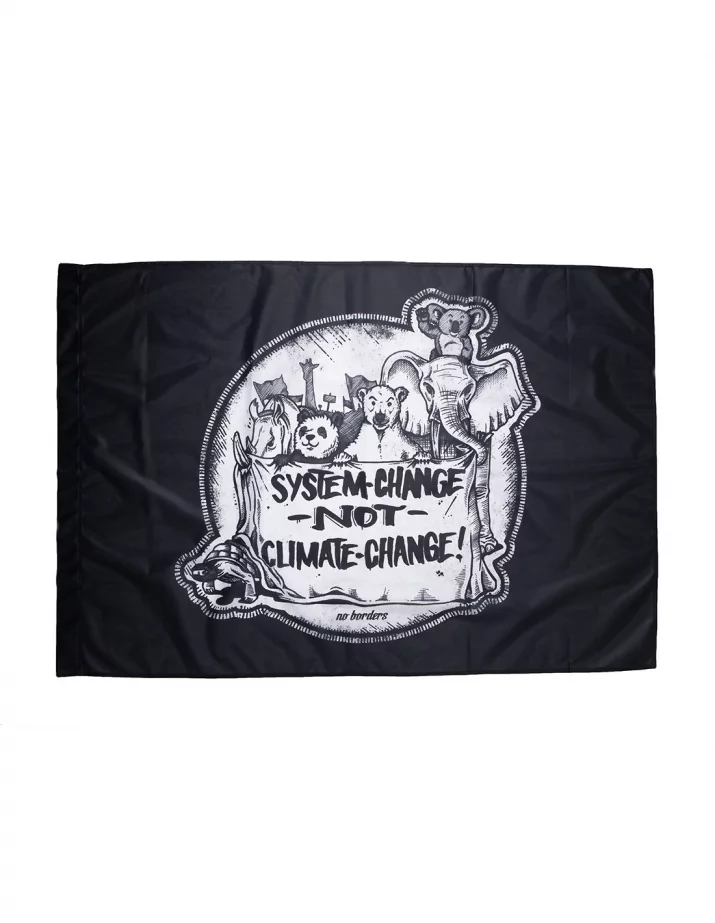 System Change Not Climate Change - Flag
