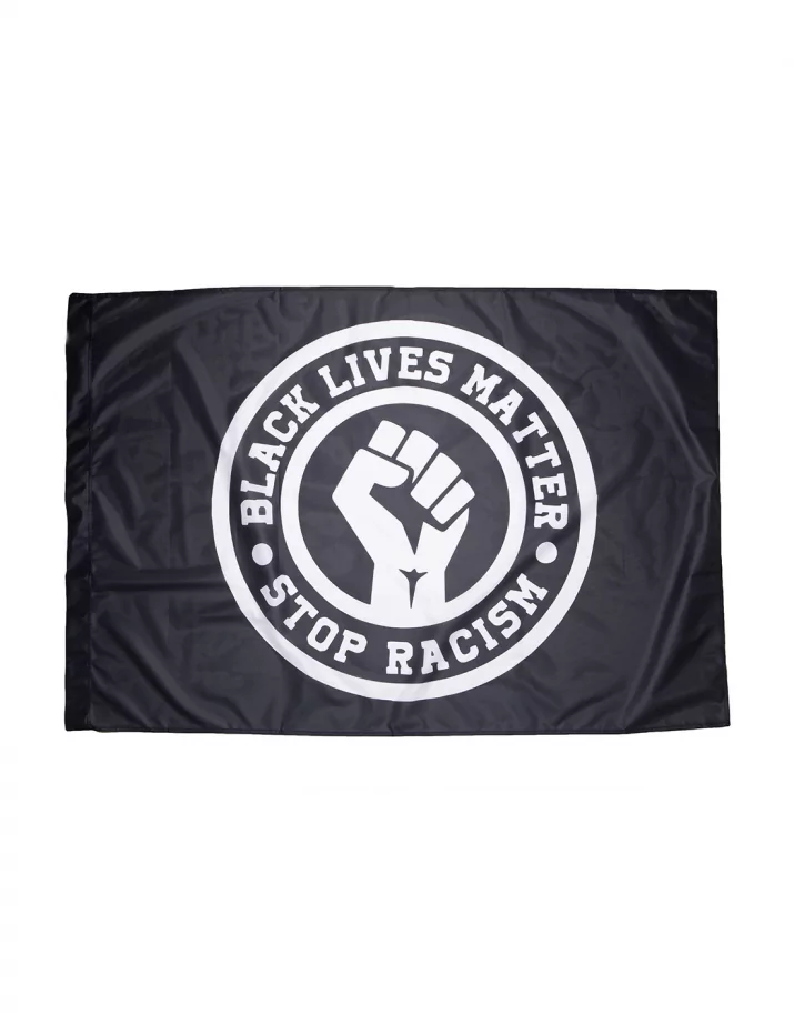 Black Lives Matter / Stop Racism - Fahne