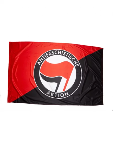Antifaschistische Aktion - Fahne - Diagonal - Red Flag