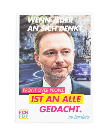 Fight Nazis Everywhere - Sticker - @ No Borders