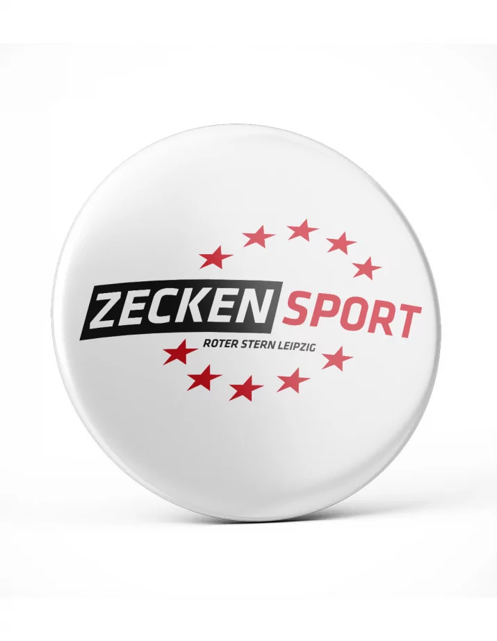 Roter Stern Leipzig - Button - Zeckensport