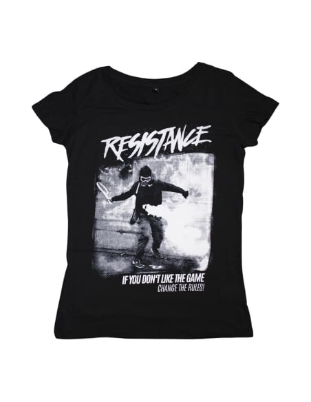 Resistance - Mob Action - T-Shirt tailliert - Black
