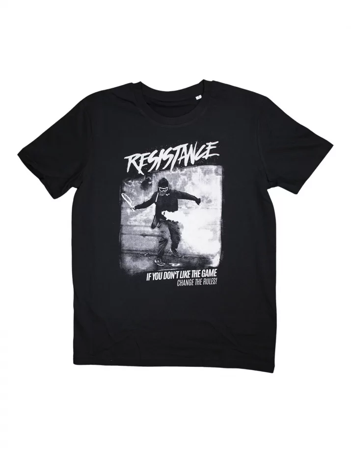 Resistance - Mob Action - T-Shirt - Black