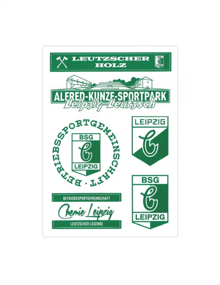 BSG Chemie Leipzig - Sticker - Set of 6 - Leutzscher Holz