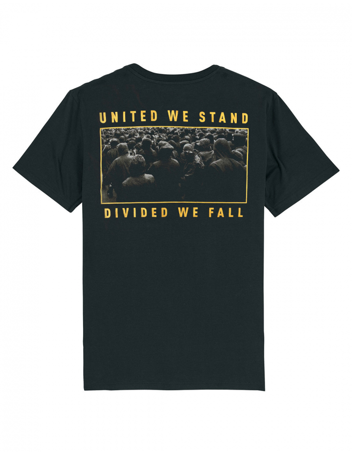 United We Stand (Iuventa) - No Borders - SOLI T-Shirt - Black