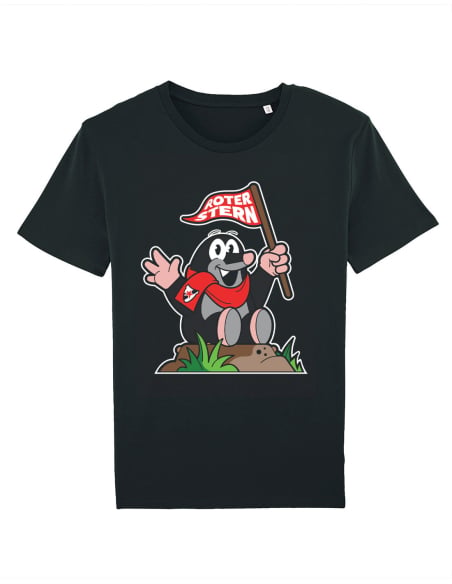 Roter Stern Leipzig - T-Shirt - Mauli - Black