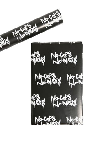 No Cops No Nazis - Mob Action - T-Shirt - Stick - Black - @ No Borders