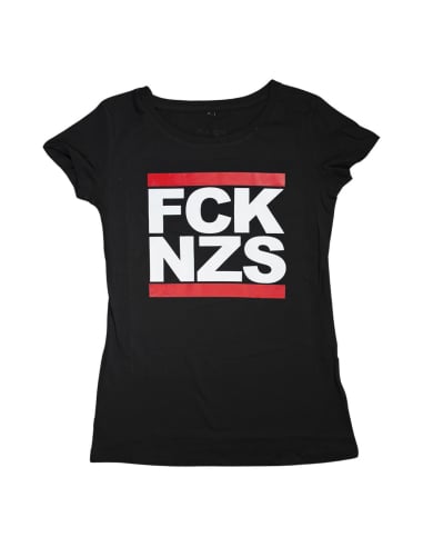 FCK NZS - True Rebel - T-Shirt tailliert - Black - @ No Borders