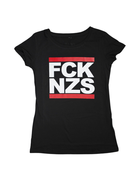 FCK NZS - True Rebel - T-Shirt fitted - Black