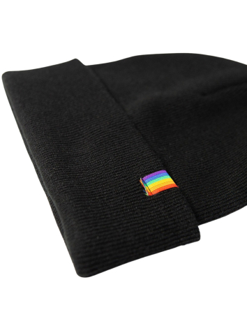 Pride Flag - No Borders - Active Shorts - Black - @ No Borders
