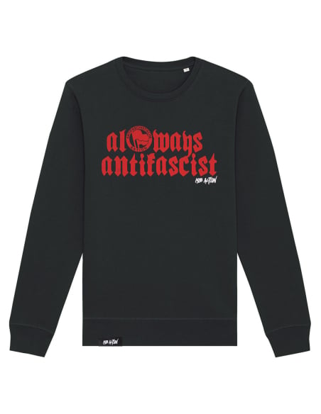 Always Antifascist - Mob Action - Sweater - Black