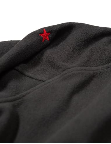 Mob Action Classic - Fleecejacke - Schwarz/ Rot - @ No Borders