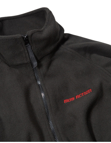 Mob Action Classic - Fleecejacke - Schwarz/ Rot - @ No Borders