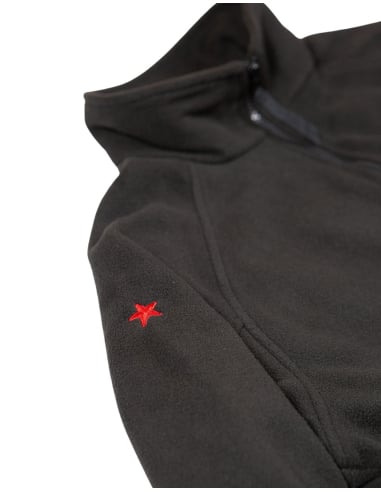 Mob Action Classic - Fleecejacke - Schwarz/ Rot - @ No Borders
