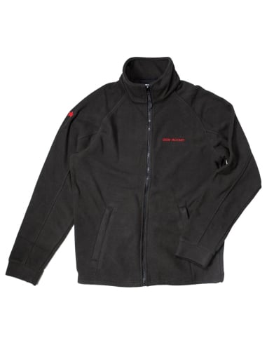 Mob Action Classic - Fleecejacke - Schwarz/ Rot - @ No Borders