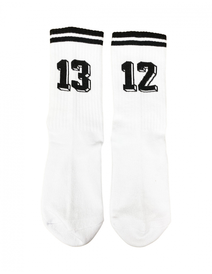 1312 - No Borders - Socks - black/white