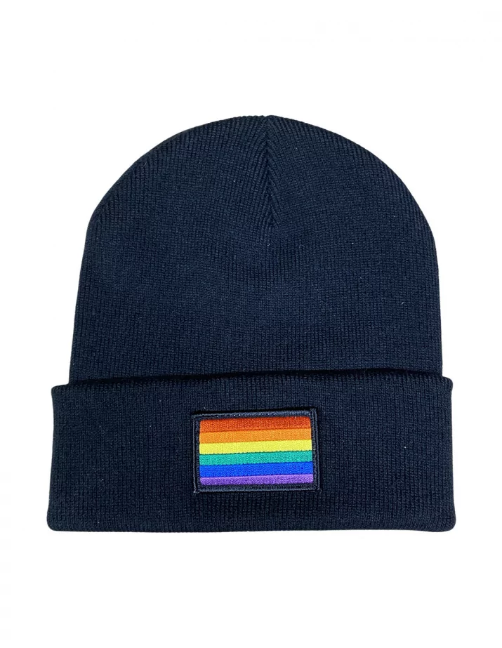 Pride / Rainbow - Winter Hat - Black