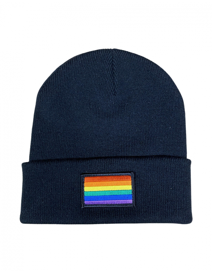 Pride / Rainbow - Wintermütze - Black