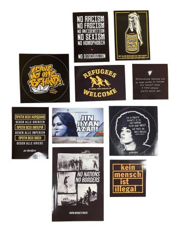 Gegen alle Kriege - Sticker - @ No Borders