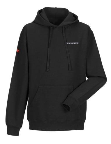 Mob Action Classic - Hoodie - Black/White - @ No Borders