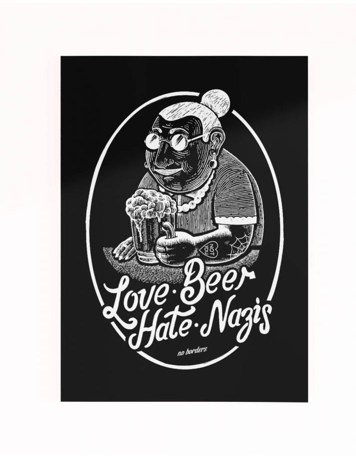 Love Beer Hate Nazis 2.0 - Poster