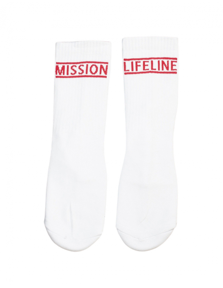 Mission Lifeline - SOLI Socken - White