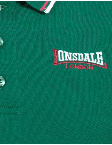 Lonsdale - Polo - Lion - Bottle Green - @ No Borders