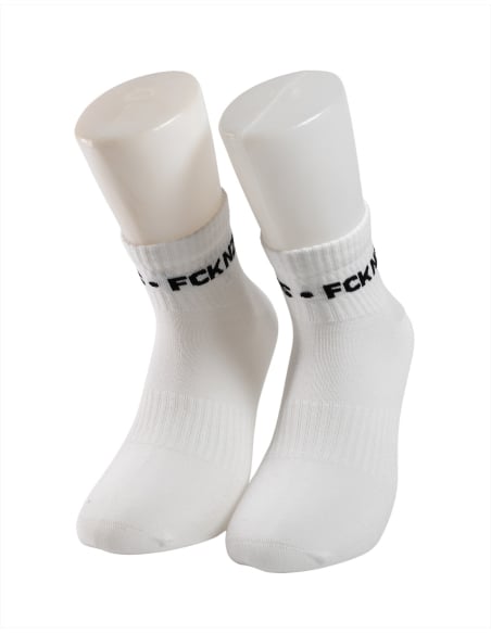 FCK NZS - Sixblox - Quarter Socks - White