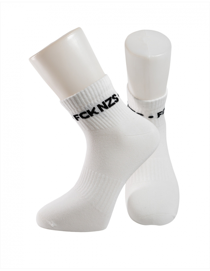 FCK NZS - Sixblox - Quarter Socks - White