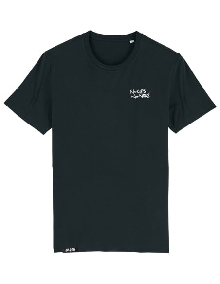 No Cops No Nazis - Mob Action - T-Shirt - Stick - Black