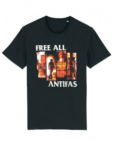 Free all Antifas II - Mob Action - SOLI T-Shirt - Black