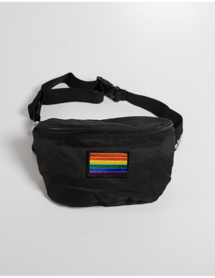 Pride / Rainbow - No Borders - Gürteltasche - Black