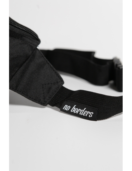 Pride / Rainbow - No Borders - Hipbag - Black Pride / Rainbow - No Borders - Hipbag - Black