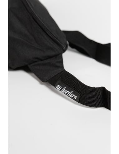 Kein Mensch ist illegal - No Borders - Gürteltasche - Black - @ No Borders