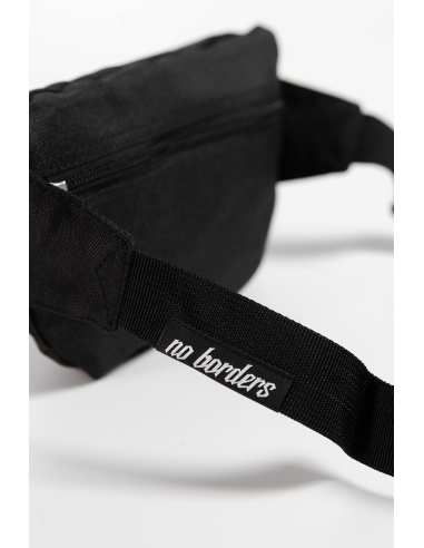Kein Mensch ist illegal - No Borders - Gürteltasche - Black - @ No Borders