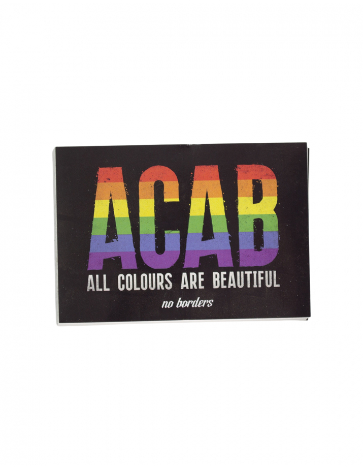 ACAB - All Colours Are Beautiful - Sticker