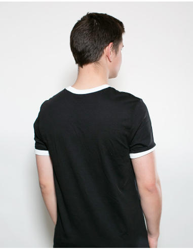 Gegen Nazis - No Borders - T-Shirt - Pocket Print - Black - @ No Borders