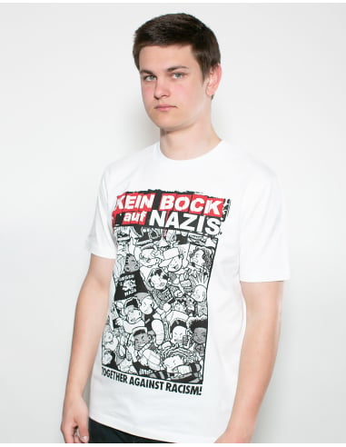 Kein Bock auf Nazis - T-Shirt - Weiß - @ No Borders