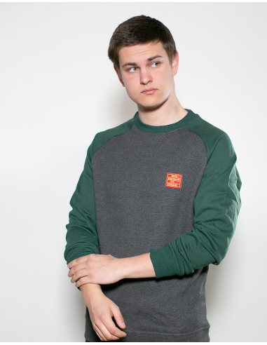 Kein Mensch ist illegal - No Borders - Sweater - Grey/Green - @ No Borders
