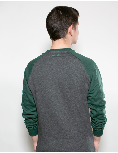Kein Mensch ist illegal - No Borders - Sweater - Grey/Green - @ No Borders