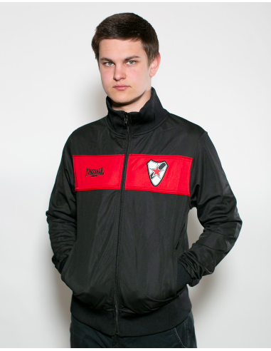 Roter Stern Leipzig - Lonsdale - Trainingsjacke - Black/Red - @ No Borders