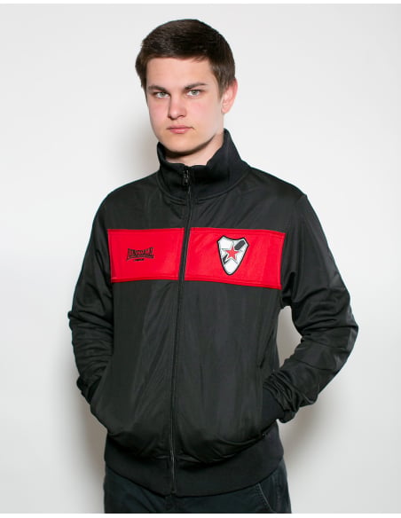 Roter Stern Leipzig - Lonsdale - Trainingsjacke - Black/Red