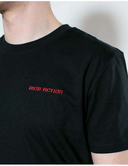Mob Action Classic - T-Shirt - Black/Red