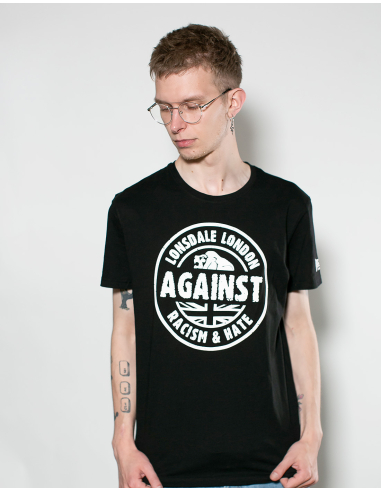 Lonsdale - T-Shirt - Against Racism - Black