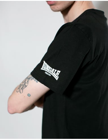 Lonsdale - T-Shirt - Against Racism - Black - @ No Borders