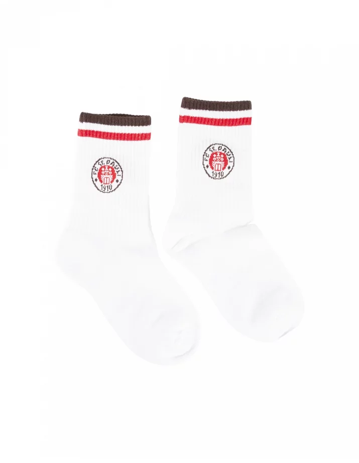 St. Pauli - Socks - Logo - White