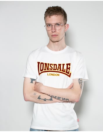 Lonsdale - T-Shirt - One Tone - Weinrot - @ No Borders