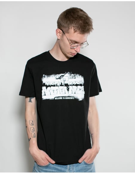 Antifa Area - No Borders - T-Shirt - Black