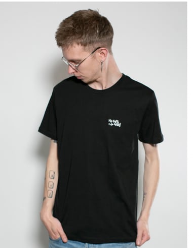 No Cops No Nazis - Mob Action - T-Shirt - Stick - Black - @ No Borders